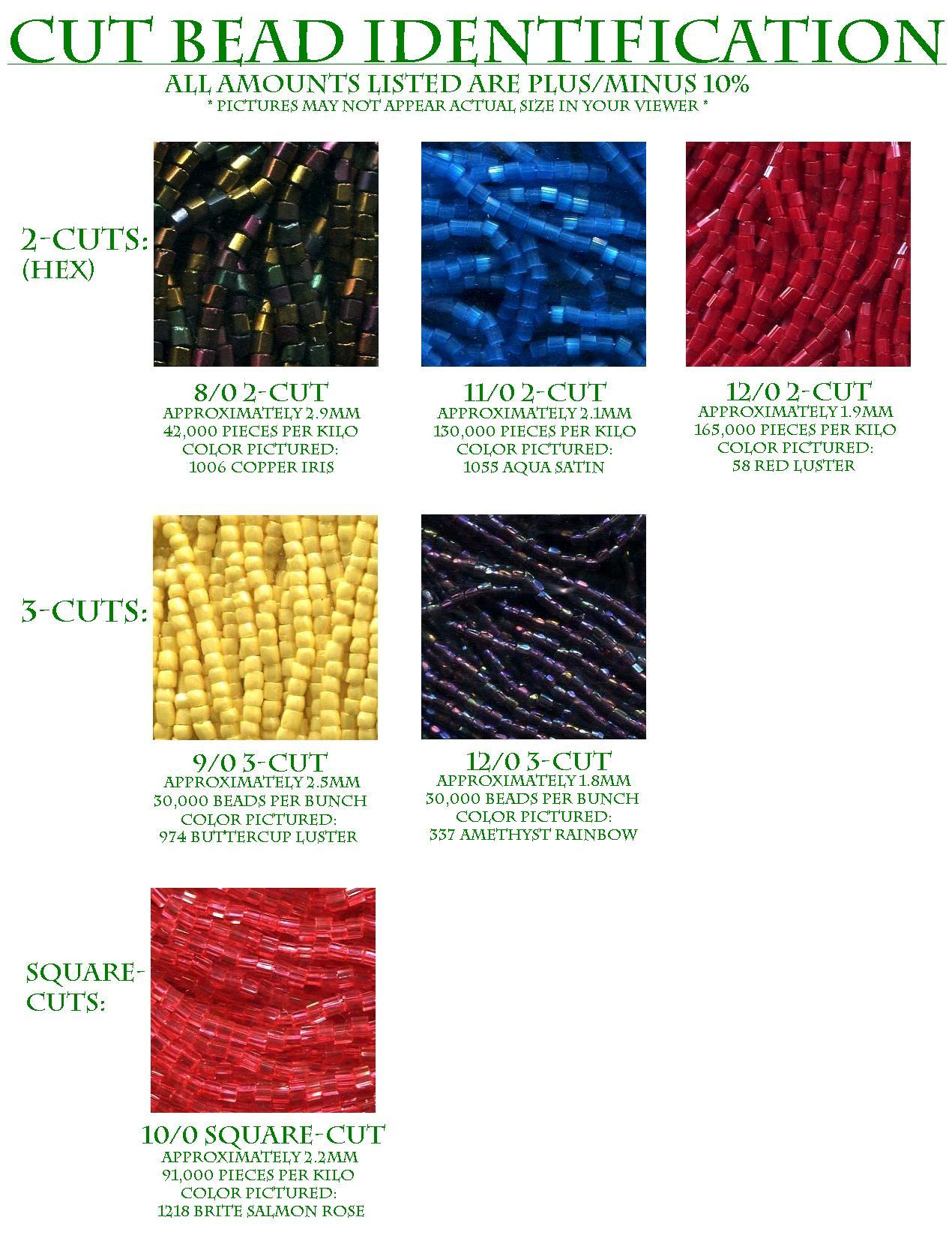 Seed Bead Color Chart